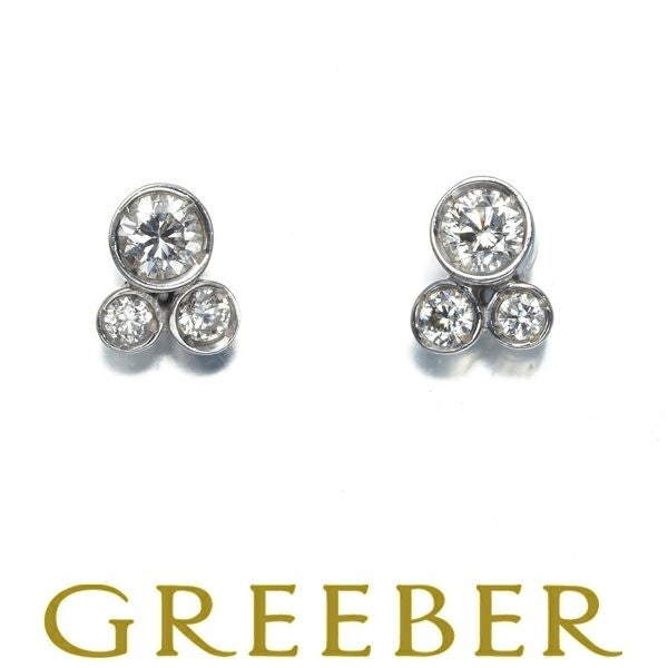 ポンテヴェキオ ピアス ダイヤ 0.10ct/0.10ct K18WG 