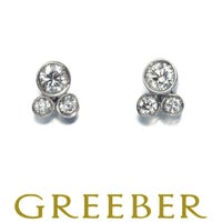 ポンテヴェキオ ピアス ダイヤ 0.10ct/0.10ct K18WG 