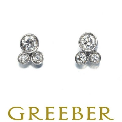 ポンテヴェキオ ピアス ダイヤ 0.10ct/0.10ct K18WG 