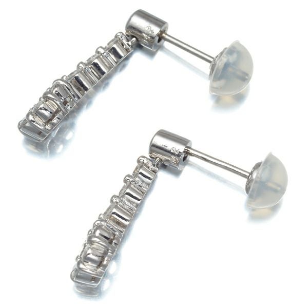 ダイヤ 0.42ct/0.42ct 揺れる  ピアス Pt900/Pt850 
