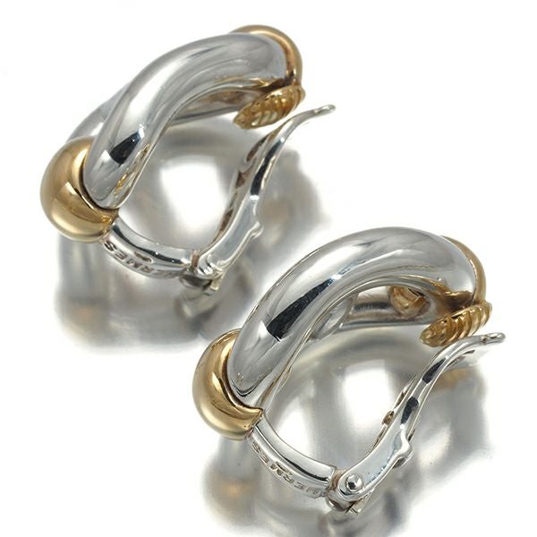 レア品 エルメス イヤリング  シェーヌダンクル シルバー/K18YG 