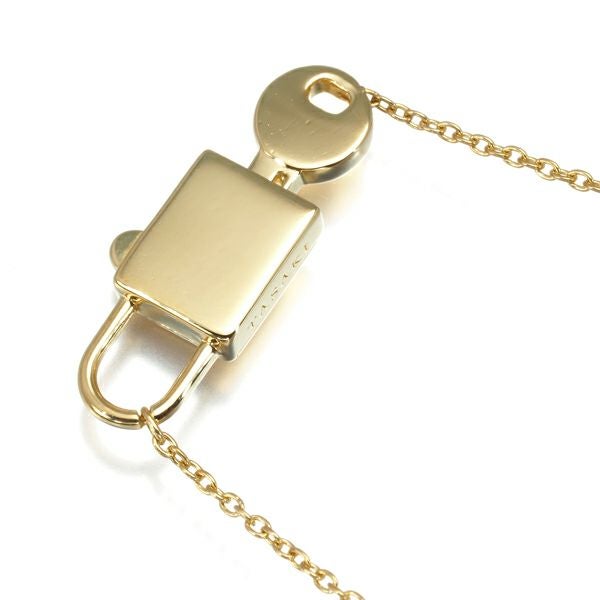 タサキ ネックレス  アシークレット ロックマイハート キー K18YG 