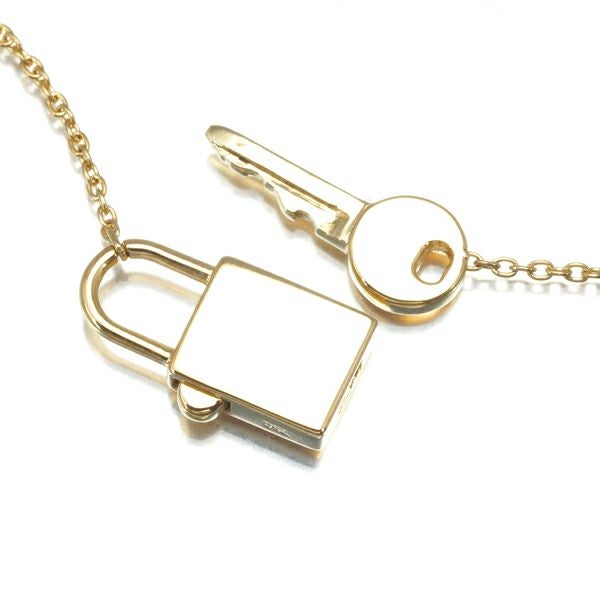 タサキ ネックレス  アシークレット ロックマイハート キー K18YG 