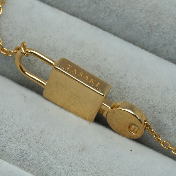 タサキ ネックレス  アシークレット ロックマイハート キー K18YG 