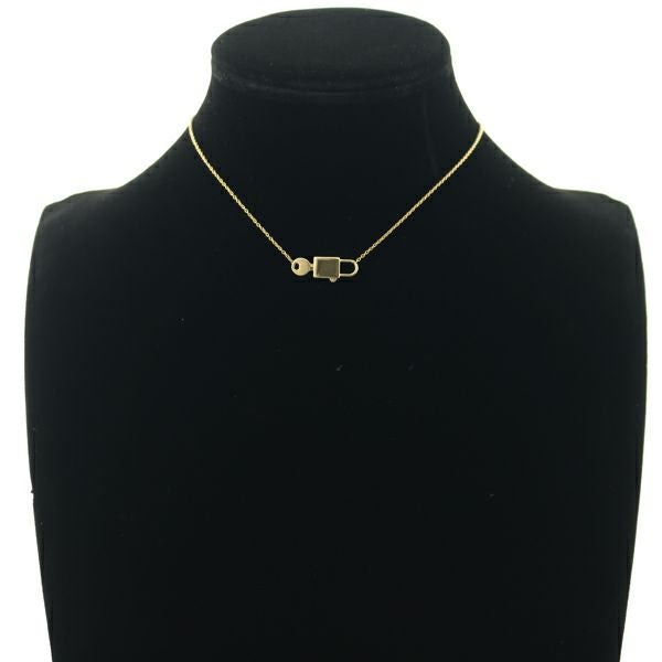 タサキ ネックレス  アシークレット ロックマイハート キー K18YG 