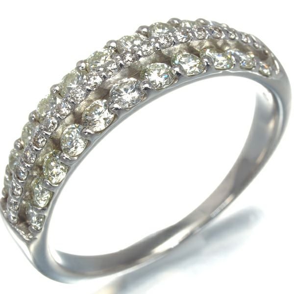 ダイヤ 1.00ct ハーフエタニティ  リング Pt900 