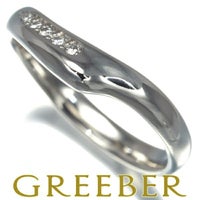 ティファニー リング ダイヤ オープンハート 11号 Pt950 