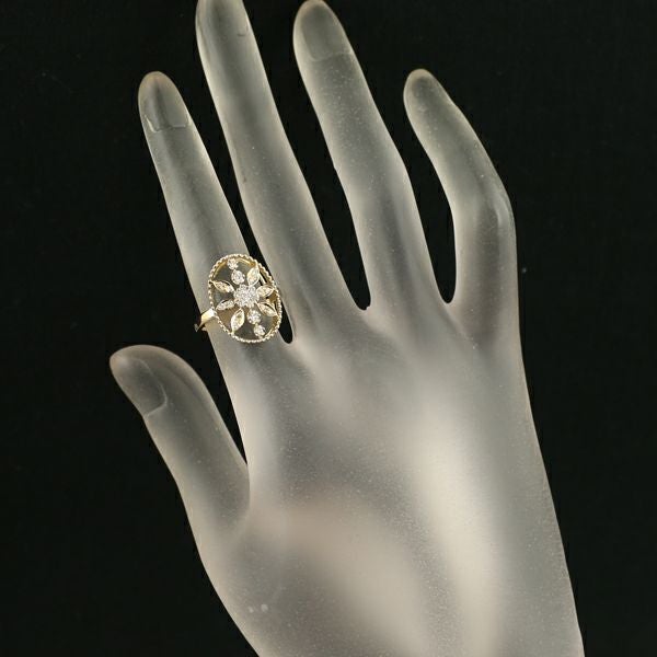 ヴァンドームリング ダイヤ 0.26ct  9号 K18YG 