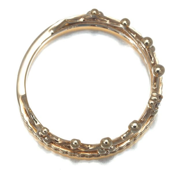 ノジェス リング ダイヤ 0.01ct クラウン 6号   K10YG 