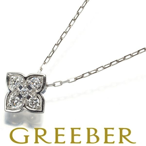 ヴァンドーム ネックレス   フラワー Pt950/Pt850 