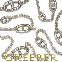 エルメス ネックレス  シェーヌダンクル ファランドール 120cm ロング シルバー925 