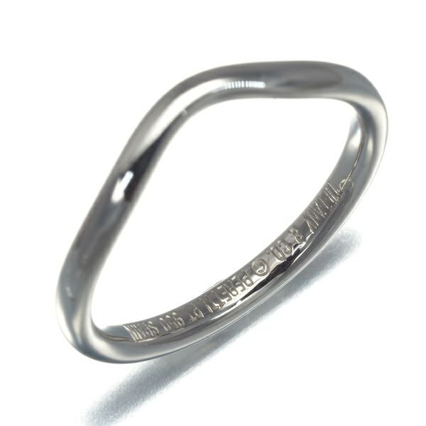 ティファニー リング  カーブドバンド 9号 Pt950 