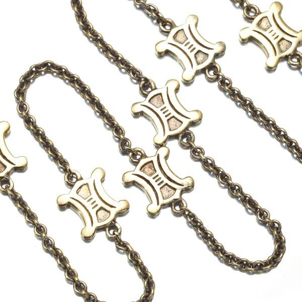 セリーヌ ネックレス  マカダム ステーション ヴィンテージ シルバー925 