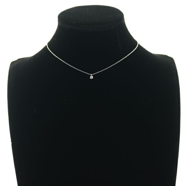 ティファニー ネックレス ダイヤ 0.12ct程 ソリティア  Pt950 