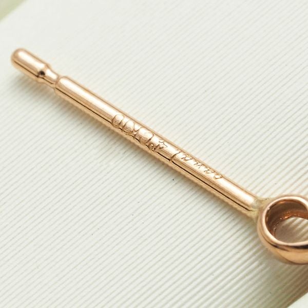 カナル4℃ ピアス ダイヤ  一粒 K10PG