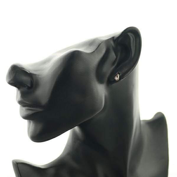 カナル4℃ ピアス ダイヤ  一粒 K10PG