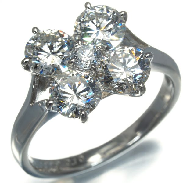 ダイヤ 2.251ct リング Pt900 