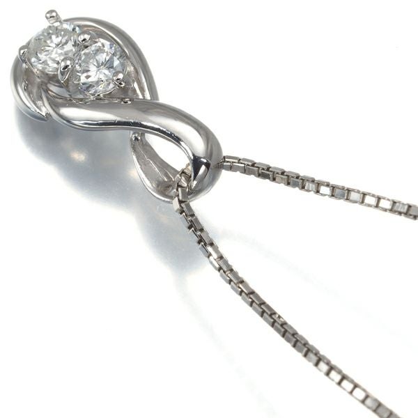 ダイヤ 0.20ct 2P  ネックレス Pt900/Pt850 