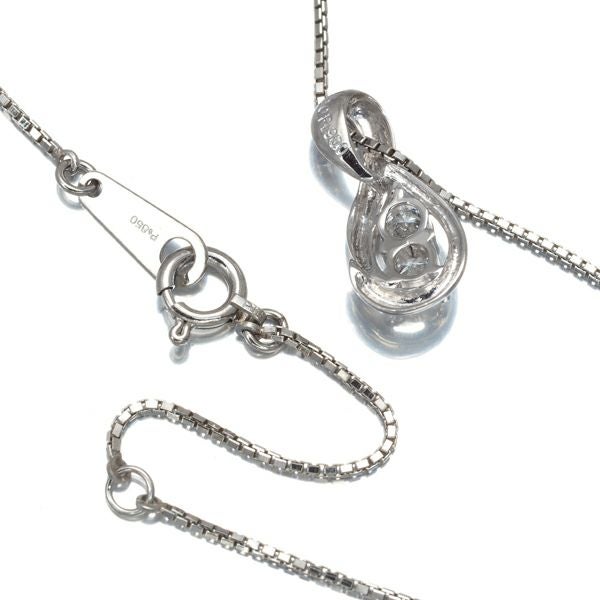 ダイヤ 0.20ct 2P  ネックレス Pt900/Pt850 