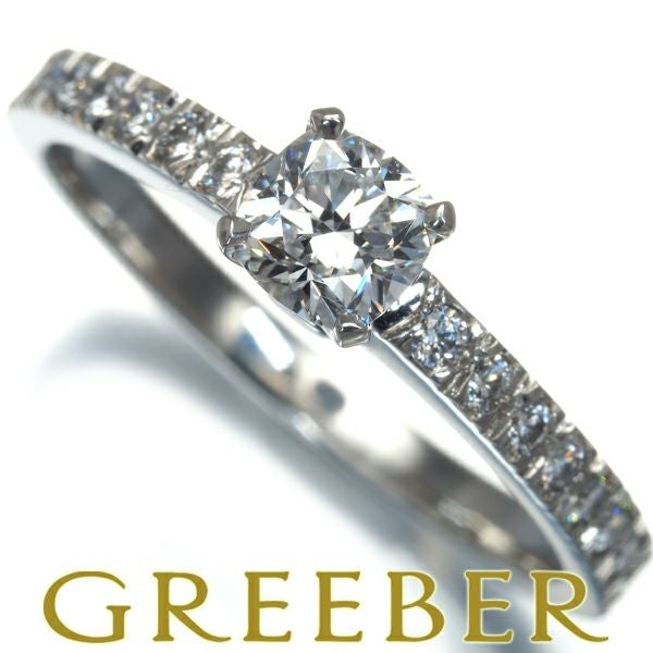 ティファニー リング ダイヤ 0.36ct ノヴォ ソリティア クッションカット 10.5号 Pt950 