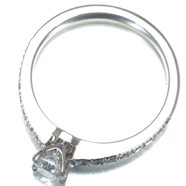 ティファニー リング ダイヤ 0.36ct ノヴォ ソリティア クッションカット 10.5号 Pt950 