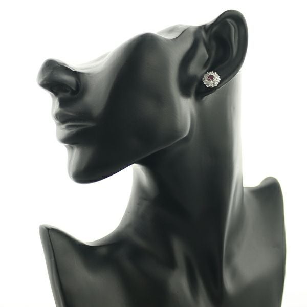 ルビー ダイヤ  アンティーク ピアス Au50-75％/K9WG 