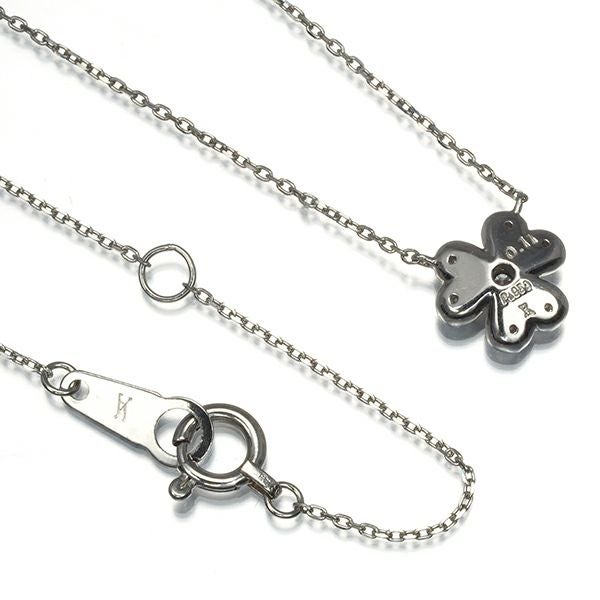 ヴァンドーム ネックレス ダイヤ 0.11ct フラワー  Pt950/Pt850 