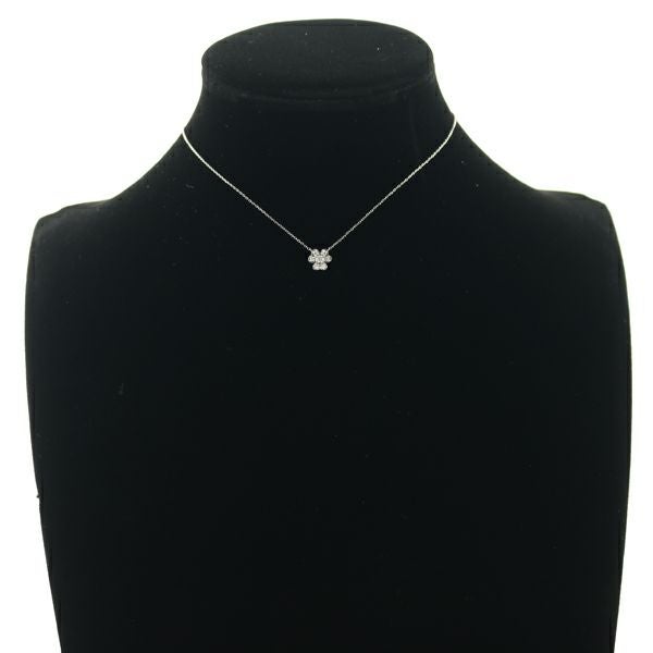 ヴァンドーム ネックレス ダイヤ 0.11ct フラワー  Pt950/Pt850 