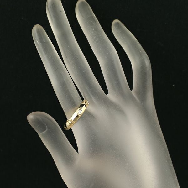 ティファニー リング ダイヤ 0.10ct アトラス クローズド 16.5号 K18YG 