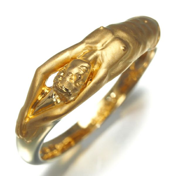 カレライカレラ リング  アダム 12.5号 K18YG 