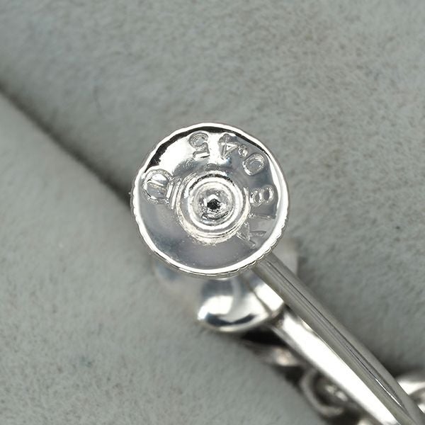 タサキ イヤリング ダイヤ 0.45ct/0.45ct ルビー  揺れる K18WG 