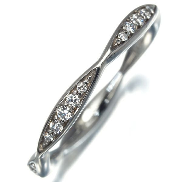 シャネル リング ダイヤ カメリア フルエタニティ 49号 Pt950 