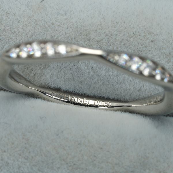 シャネル リング ダイヤ カメリア フルエタニティ 49号 Pt950 