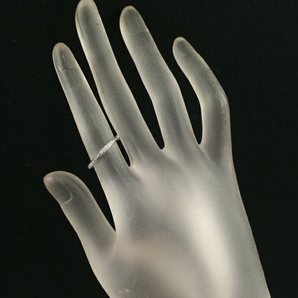 シャネル リング ダイヤ カメリア フルエタニティ 49号 Pt950 