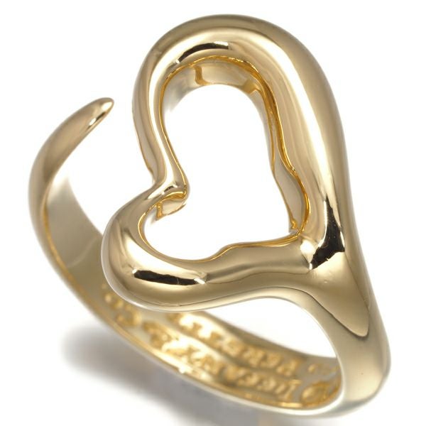 ティファニー リング  オープンハート 11号 K18YG 
