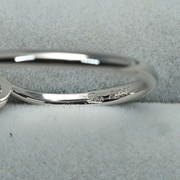 スタージュエリー リング ダイヤ 0.180ct/0.02ct  8号 Pt950 