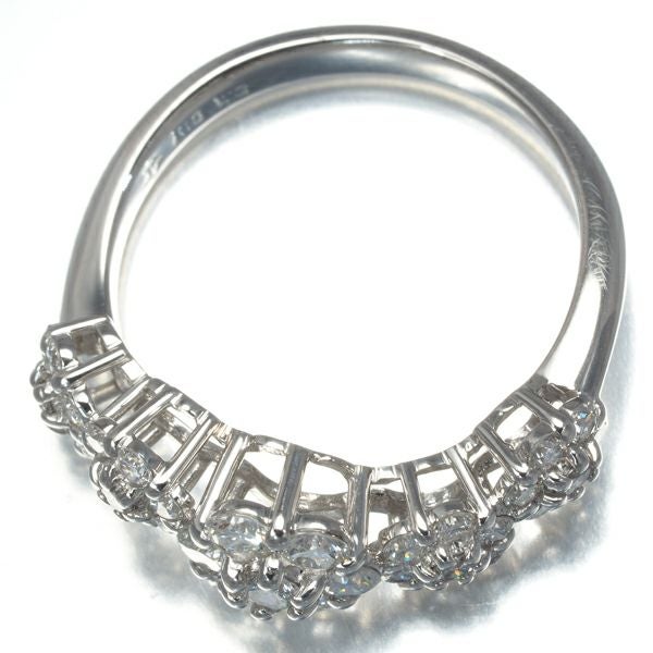 ポンテヴェキオ リング ダイヤ 0.82ct  フラワー 11号 K18WG 