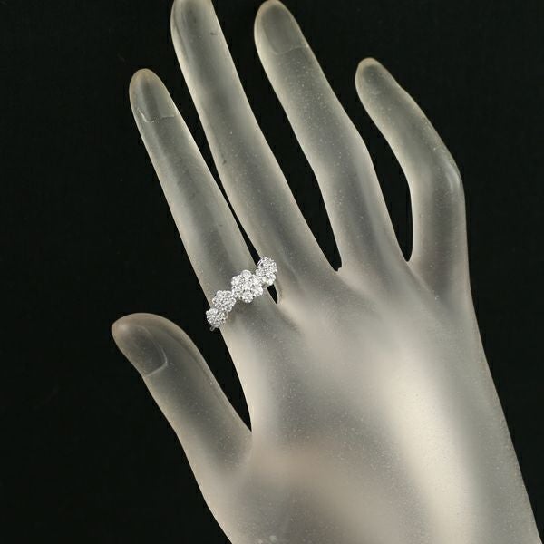 ポンテヴェキオ リング ダイヤ 0.82ct  フラワー 11号 K18WG 