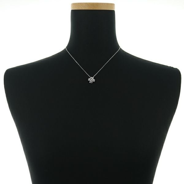 ヴァンドーム ネックレス ダイヤ  クローバー Pt950/Pt850 