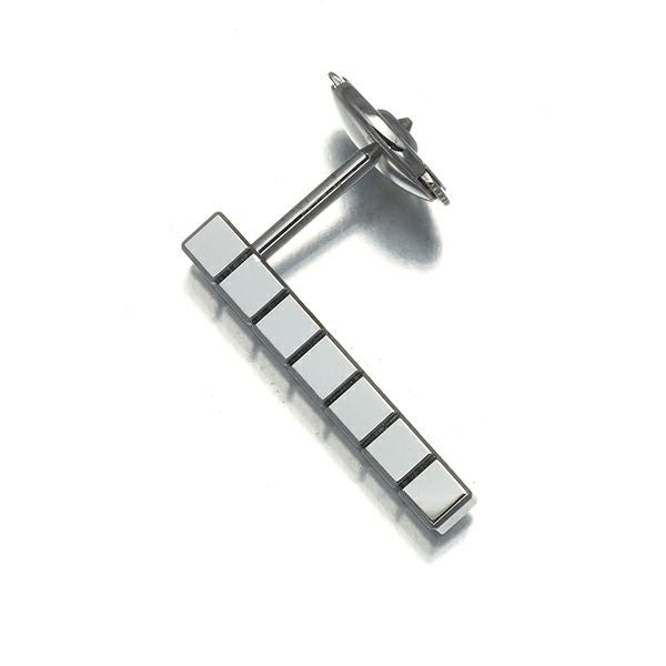 ショパール ピアス  アイスキューブ 片耳 K18WG 