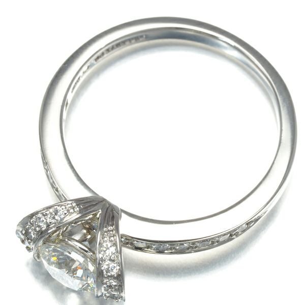 ティファニー リング ダイヤ 0.6ct程 リボン 10.5号 Pt950 