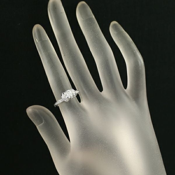 ティファニー リング ダイヤ 0.6ct程 リボン 10.5号 Pt950 