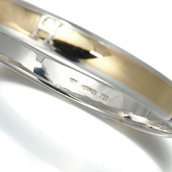 エルメス ブレスレット   Hロゴ バングル K18YG/シルバー925 