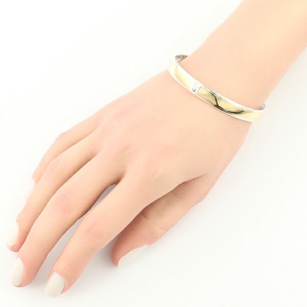 エルメス ブレスレット   Hロゴ バングル K18YG/シルバー925 