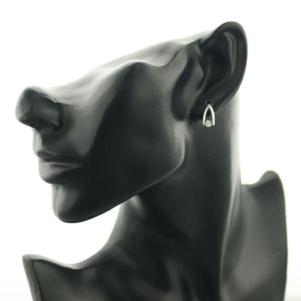 ダイヤ 0.15ct/0.15ct パール 淡水真珠 5.7mm ダンシングストーン  ピアス Pt900 