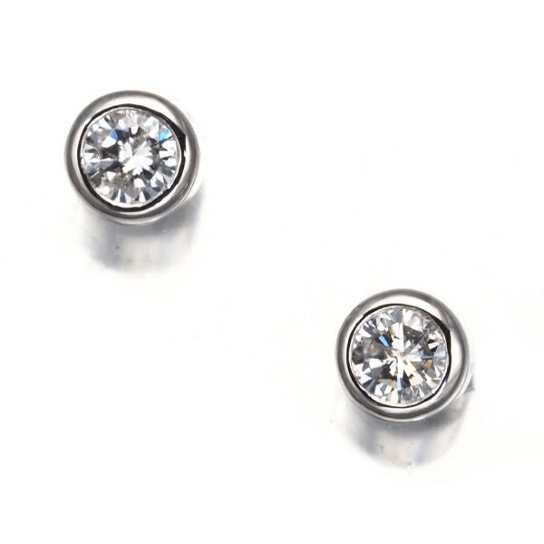 ダイヤ 0.12ct/0.13ct 一粒  ピアス Pt900 
