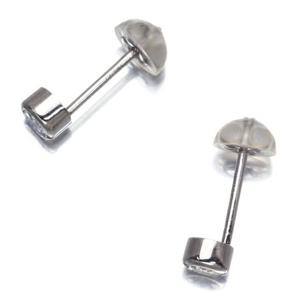 ダイヤ 0.12ct/0.13ct 一粒  ピアス Pt900 