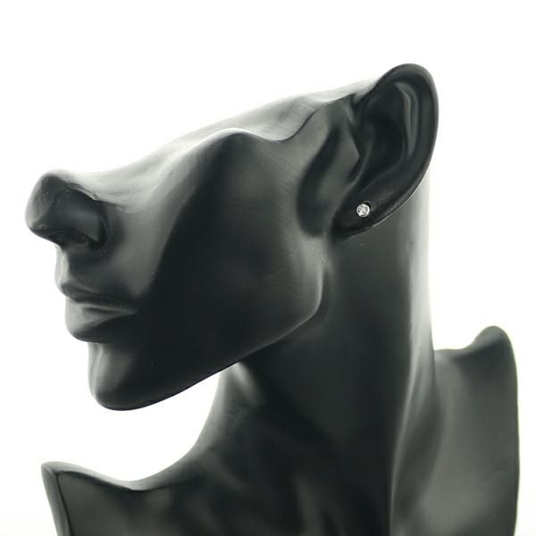 ダイヤ 0.12ct/0.13ct 一粒  ピアス Pt900 