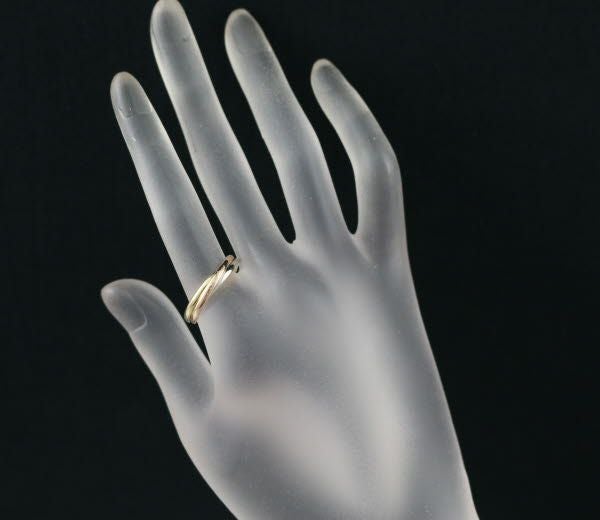 カルティエ リング  トリニティ スリーカラー XS 55号 K18YG/WG/PG 