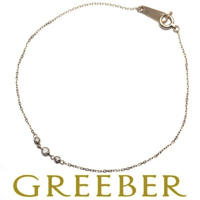 ヴァンドーム ブレスレット ダイヤ  3P K10YG 